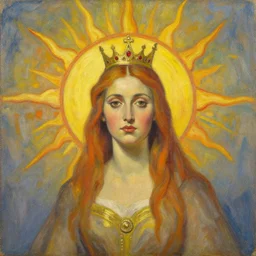 beksinski, zdzisław - the queen of the sun, oil on canvas