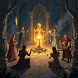 photo the last us part 2 magic ritual place : 5 4 k rtx hdr volume light concept studio matte painting environement digital illustration fanart artstation by eytan zana and balazs agoston, jad saber, aaron limonick, pablo dominguez and florent lebrun and robby johnson