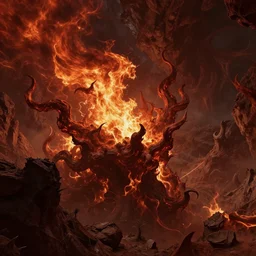 a seamless texture map of the hates of hell