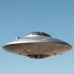 Clear photograph of a UFO up close