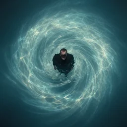 ignorance, centered, water caustics, film still from the movie directed by denis villeneuve and david cronenberg with art direction by and h. r. giger