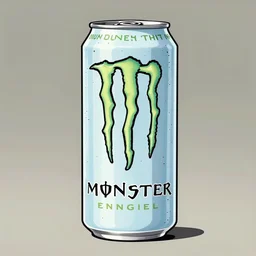 a portrait of a monster energy drink, anime in the style of pop art, astounding beauty, a legacy piece, by andy warhol and makoto shinkai