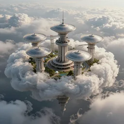 a hyper - detailed 3 d render of venusian cloud farming, surrealism!!!!! surreal concept art, lifelike, photorealistic, digital painting, aesthetic, smooth, sharp focus, artstation hd, by greg rutkowski, bruce pennington, valentina remenar,