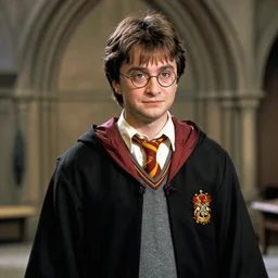 Photorealistic art of Harry Potter at the age of 62, 8K