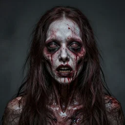 hyperrealistic detailed creepy horrific horrible portrait deformed in style of layers of fear