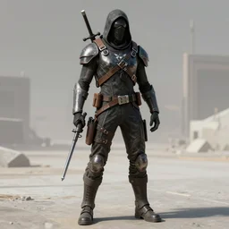 a bandit - raider psyker in the style of mad - max / fallout / metro : 2 0 3 3 trending on artstation deviantart pinterest photorealistic hd 8 k highlights and shadow detailed high resolution