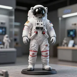 Image on the store website, eBay, Full body, 80mm resin figure of a detailed astronaut