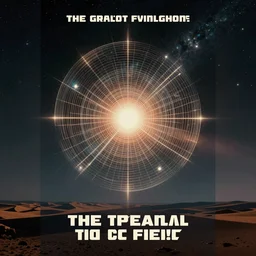 the gravitational field of time and space as a matrix, 70s design poster