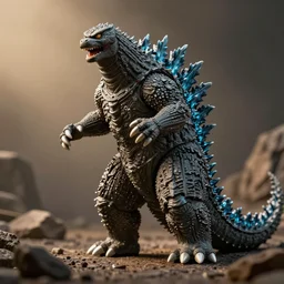 godzilla as a sofubi toys