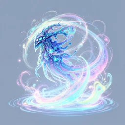 side profile, chaotic kraken god of destruction, gloomhaven, luminescent, colorful swirly magic ripples, pastel colors, by greg manchess, huang guangjian, gil elvgren, sachin teng, greg rutkowski, jesper ejsing, ilya kuvshinov
