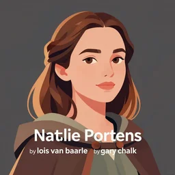 dnd head and shoulders portrait of beautiful boyish natalie portman in a cloak, clean cel shaded vector art. shutterstock. behance hd by lois van baarle, by gary chalk, redwall, illustration