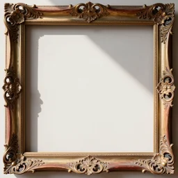 colorful baroque frame