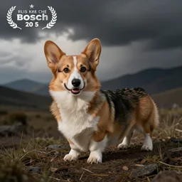 A Hell Hound corgi, Bosch