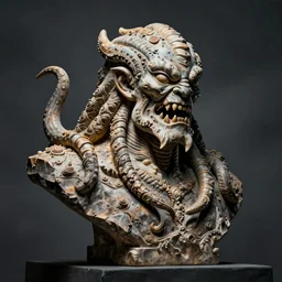 a bust of cthulhu