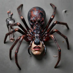 the great evil fantasy spider, by gaston bussiere, j. c. leyendecker, craig mullins, donato giancola, greg rutkowski, symmetry!!, realistic face, highly detailed, sharp focus