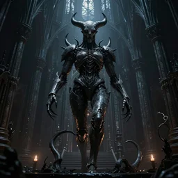 dark cybernetic gothic temple of antichrist high quality hdr photo art by beeple, wayne barlove, greg rutkovski