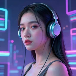 AI creating AI hyper detailed vaporwave style digital arts
