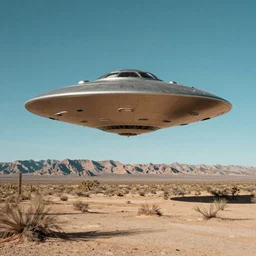 a real photo of a ufo over the Arizona desert