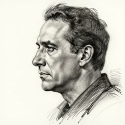 a realistic yet scraggly portrait sketch of the side profile of a stern and sophisticated steve buscemi, trending on artstation, intricate details, in the style of frank auerbach, in the style of sergio aragones, in the style of martin ansin, in the style of david aja, in the style of mattias adolfsson