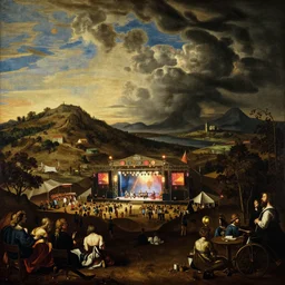 a music festival painted by pieter bruegel