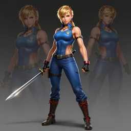 Cammy from street fighting  spinoff in blade and soul concept art on a render by the artist Hyung tae Kim , Jiyun Chae, Joe Madureira, trending on Artstation by Hyung tae Kim, artbook, Stanley Artgerm Lau, WLOP, Rossdraws