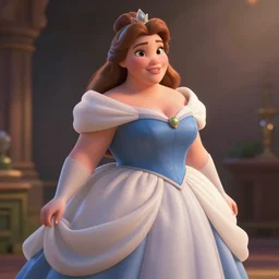 disney princess thick body beautiful female animated
