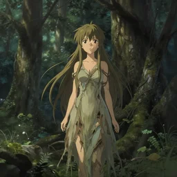 a portrait a dryad in a forest, intricate, tone mapped, ambient lighting, highly detailed, digital painting, artstation, concept art, sharp focus, by makoto shinkai and akihiko yoshida and hidari and wlop