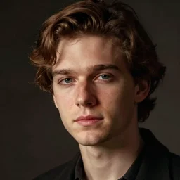 soft lit 1980s portrait of Dom Harwood