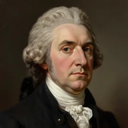 portrait of a 1 7 8 2 united states president, who is a young man a scholarly appearance, detailed face, 1 8 th century, highly detailed, cinematic lighting, digital art painting by greg rutkowski