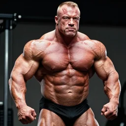 ronnie coleman with ronnie coleman's physique as ronnie coleman in ronnie coleman's body, very muscular superhuman bodybuilder physique