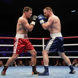 edward cullen fighting walter white in a boxing ring