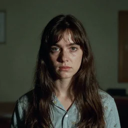 7 0 s film still from a horror movie about someone possessed, kodachrome, cinecolor, cinestill, film grain, film texture, retro, cinematic, high resolution, photorealism,