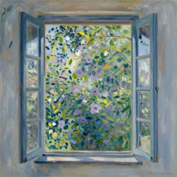 la fenetre ouverte by monet
