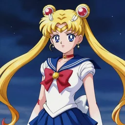 rei ayanami as sailor moon