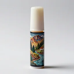 enamel glue sticks, high detail macro photography, isolated on a pure white background, centered, entire object in frame, sharp focus, soft studio lighting