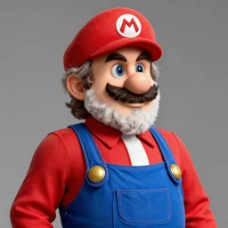 stunning photograph of ( ( ( ( karl marx as realistic mario ) ) ) ) illegal racing, closeup, dynamic pose, aperture 1. 2
