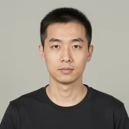 a portrait of a man byyongo zhao