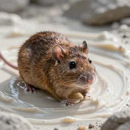 an ocean of ratcream