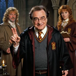 Movie still of danny devito as as Harry Potter in potions class at hogwarts, fantasy, highly detailed, digital painting, artstation, concept art, sharp focus, illustration, art by artgerm and alphonse mucha and Anna Dittmann