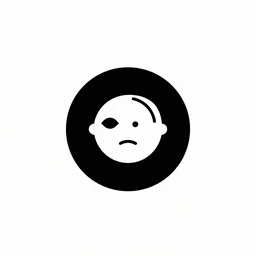 minimalist logo icon for a wandering mind, retro psychology, victo ngai, kilian eng, lois van baarle, behance, beeple, artstation
