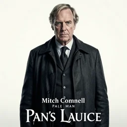 character poster for Mitch Mcconnell as the Pale Man in Pan's Labyrinth, promotional material, 8k photography