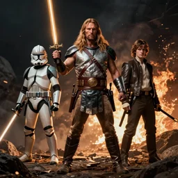 conan the barbarian as anakin skywalker in the clone wars