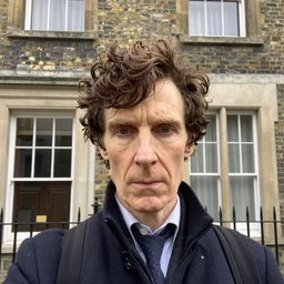 selfie of sherlock holmes