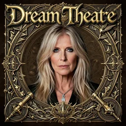 dream theatre album cover featuring photo of martha stewart, power metal album cover, trending on artstation, intricately detailed, highly detailed, classic, award winning