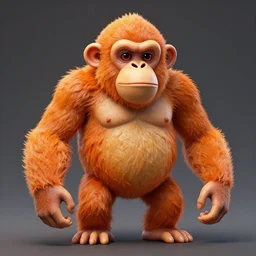 a citrus ape monster, 4 k, 8 k, super detailed, masterpiece, trending on art station, highly detailed, full hd, kentaro miura art style