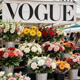 new york city, farmers market, flowers market, vogue magazine, vintage roaring 1 9 2 0 s flapper, john singer sargent, anime, trending on artstation, intricate