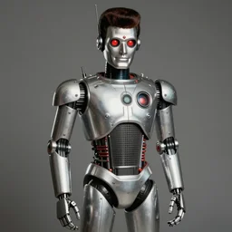 ( ( ( ( ( 1 9 5 0 s retro future robot android aluminum dean martin. muted colors. ) ) ) ) ) by jean - baptiste monge!!!!!!!!!!!!!!!!!!!!!!!!!!!!!!
