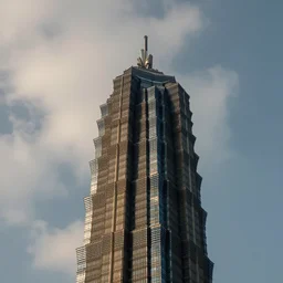 a skyscraper
