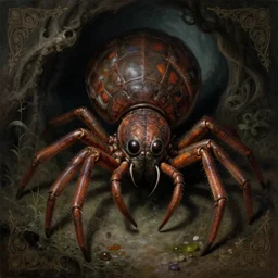 epic hyperdetailed portrait with of a haunting 🐙🕷 lurking in the shadows, highly detailed portrait, rococo, digital painting, artstation, concept art, smooth, sharp foccus ilustration, artstation hq. intricate, elegant, art by wlop and james jean and greg rutkowski and alphonse mucha and android jones and ernst haeckel and boris vallejo, deep