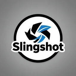 logo for a company called slingshot